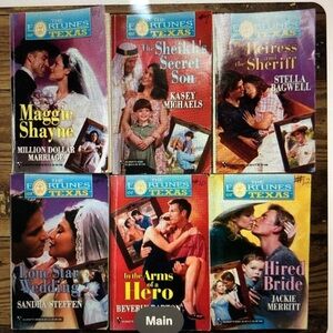 The Fortunes Of Texas Western Romance Paperback Novels Silhouette Books Lot of 6